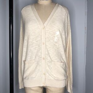 NEW Joe Fresh Cardigan Sweater Beige Small Petite